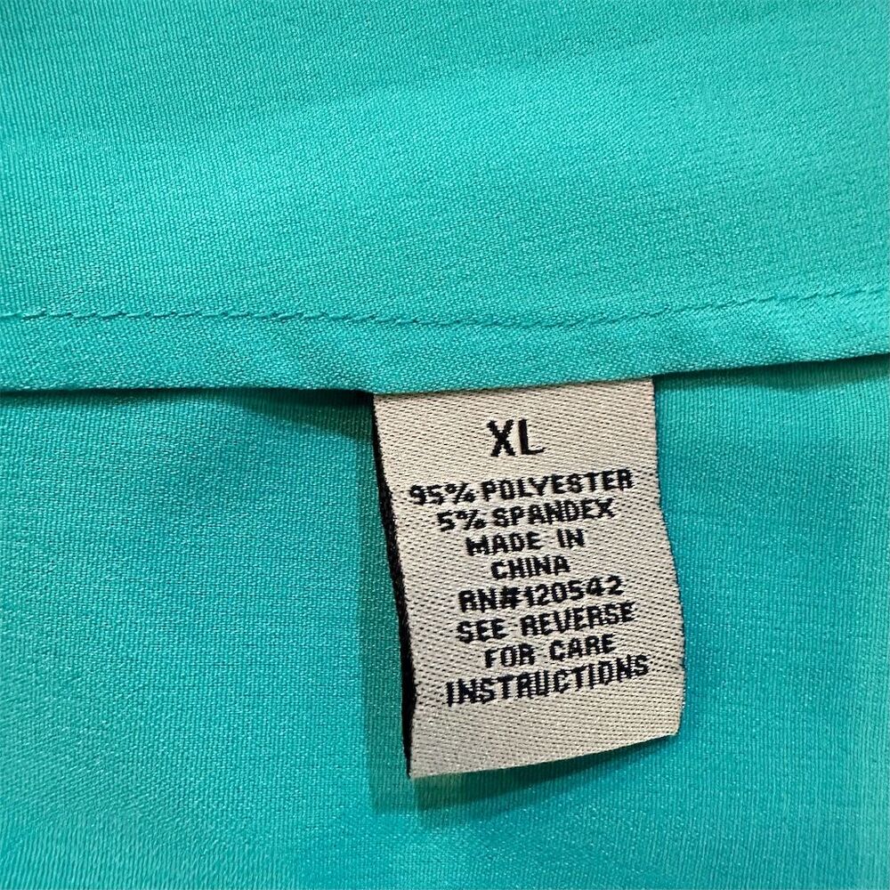 Current Affair Women's XL Blue Sleeveless Scoop Neck Tank Top - Picture 5 of 8